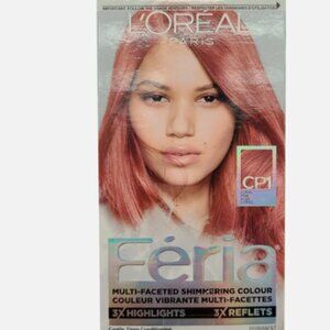 L'Oreal Paris Feria CP1 Coral Pink Multi-Faceted Shimmering Hair Color Colour